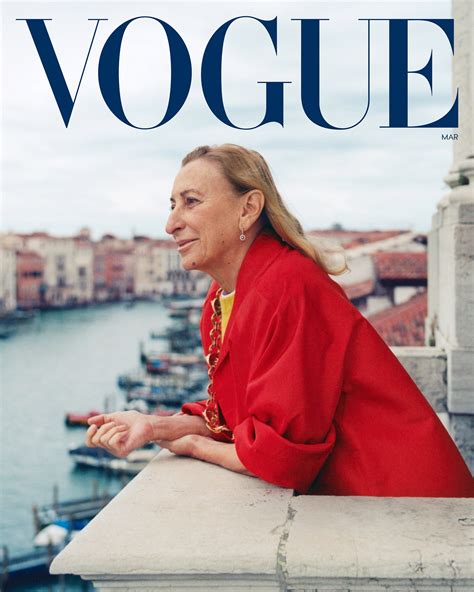 cinzia fiaschi prada|How Miuccia Prada Sees the World for Vogue’s March Cover.